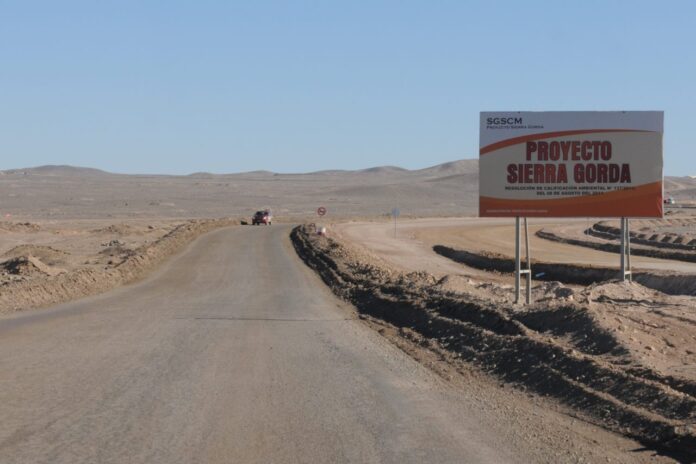 Kopalnia odkrywkowa Sierra Gorda w Chile
