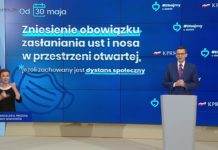 Premier o nowych zasadach z związku z COVID-19: dezynfekcja, dystansowanie, maseczki