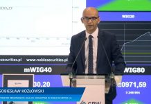 Kozłowski, Noble Securities: WIGtech jak Russell 1000 może być ekspozycją na globalne trendy